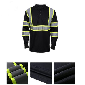 Dài Tay Áo Xây Dựng Phản Quang An Toàn Hi VIS Làm Việc Áo Khoác Áo Sơ Mi - Product Image 2