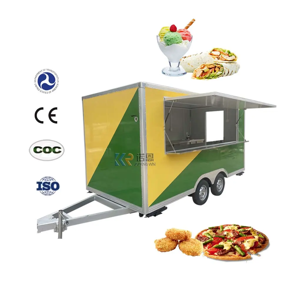 Новая тележка для еды, дешевая мобильная модель грузовика для еды, Передвижной Прицеп для концессии, кебаб, передвижная тележка для еды по индивидуальному заказу