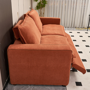 Moderne L Hình Dạng Vải Vải Nhung Cắt 7 Chỗ Ngồi Góc Sofa Đặt Đồ Nội Thất Phòng Khách Modular Ghế Sofa Điện Ngồi Có Thể Ngả Sofa - Product Image 4