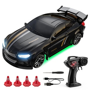 2.4GHz 2-tốc độ quy mô 1/64 RC trôi xe tốc độ cao 4WD đèn Led điều khiển vô tuyến Đồ chơi máy tính để bàn trò chơi với Li-ion pin đèn LED - Product Image 1