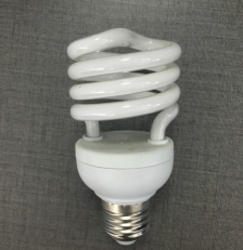 Lampe à économie d'énergie T2 CFL 20W, E27, demi-spirale, 60lm/W, AC 220V, CRI 80, 8000 heures, garantie 2 ans, 6000K, 1200 lumens - Product Image 2