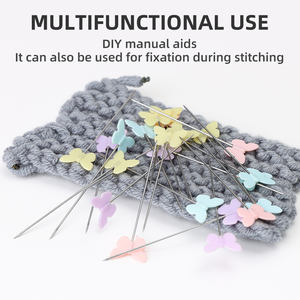 JP, лидер продаж, 100 шт. в коробке, разноцветные пластиковые булавки различной формы для украшения - Product Image 5