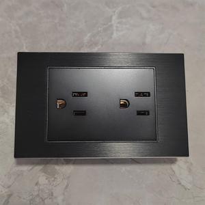 U.S Retro aluminum Panel US Standard Toggle <strong>Switch</strong> 15A GFCI USB <strong>Socket</strong> Antique Design <strong>outlet</strong> <strong>socket</strong> - Product Image 1