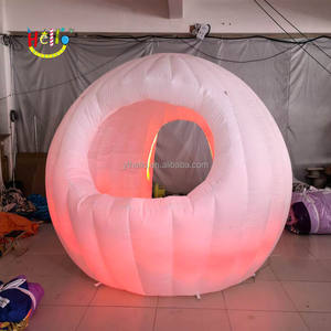 <span class=keywords><strong>Cabina</strong></span> de <span class=keywords><strong>DJ</strong></span> redonda portátil con luz Led grande para escenario, <span class=keywords><strong>cabina</strong></span> hinchable para <span class=keywords><strong>DJ</strong></span> - Product Image 3