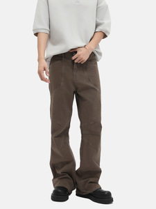 กางเกงยีนส์ผู้ชายแบบ<span class=keywords><strong>ราก</strong></span>อากาศลายต้นไม้ต้นไทรกางเกงยีนส์ขายาวออร์แกนิกทรงสลิมฟิต - Product Image 3