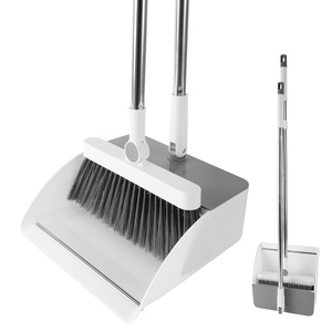 Échantillon gratuit 90 °   Clip <span class=keywords><strong>pliable</strong></span> à 5 rangées de poils, <span class=keywords><strong>manche</strong></span> en plastique souple pour support de tête de <span class=keywords><strong>balai</strong></span>, ensemble <span class=keywords><strong>balai</strong></span> à poils et pelle à poussière - Product Image 1