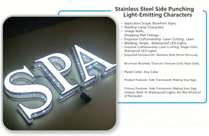 Letrero de Letras 3D Personalizado, Letrero con Logotipo de Empresa Retroiluminado por LED Acrílico, con Control Remoto, Luces Multicolores Impermeables para Oficina - Product Image 3