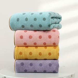 Serviette de Bain en Velours Corail Tissé à Séchage Rapide, Couleur Unie, Douce et Absorbante, pour Femme, Vente en Gros - Product Image 1