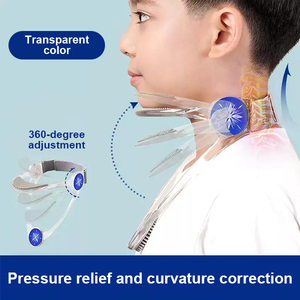 อุปกรณ์พยุงคอแก้ไขท่าทาง แบบใส ปรับขนาดได้ ได้รับการรับรองมาตรฐาน CE สำหรับนักเรียนและผู้ที่นั่งทำงานเป็นประจำ - Product Image 4