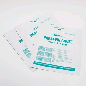 Gaze médicale 5x5cm 70% <span class=keywords><strong>Vaseline</strong></span>, non-adhésive, pour brûlures, 100% coton médical, pour pansement des plaies de <span class=keywords><strong>brûlure</strong></span>, en vrac - Product Image 5