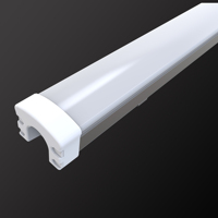 Lumière LED Tri-Proof industrielle 4ft 2ft 18W 36W Télécommande Gradation Haute Protection Entrepôt Extérieur
