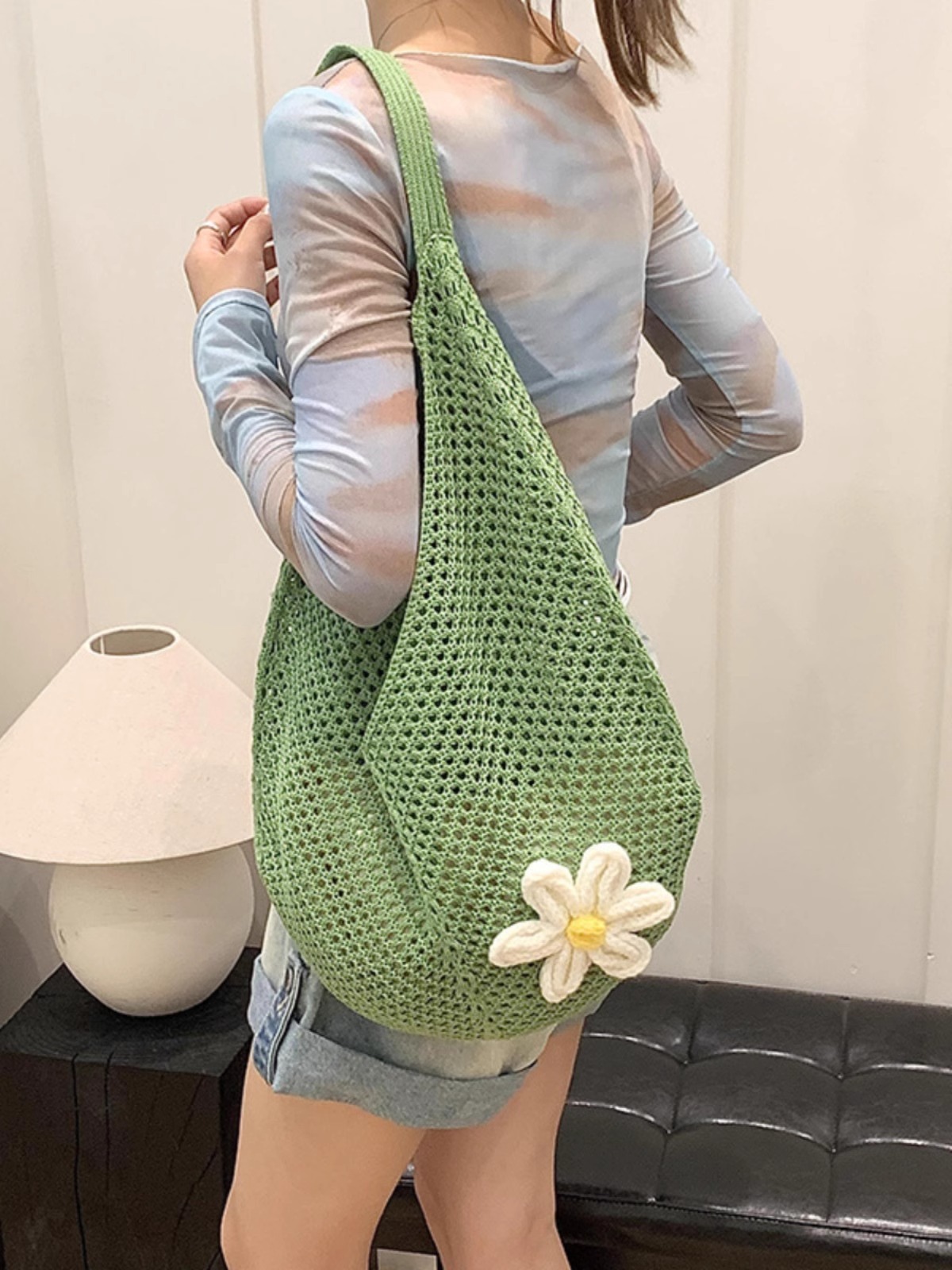 Grande fiore verde
