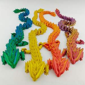 Statuetta di Drago Personalizzata e Articolata con Dettagli Intricati, Modello 3D Edizione Imperatore, Oggetto da Collezione <span class=keywords><strong>Fantasy</strong></span> Unisex - Product Image 6