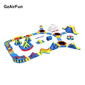 Custom Commercial Outdoor Water Slide Adult Inflatable Water Park Kids Mini Water Park