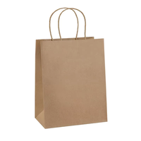 Sachet en papier kraft brun industriel personnalisable pour l'emballage personnalisé de l'artisanat et des bougies