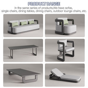 أريكة فناء معدنية متينة من الألومنيوم للأماكن الخارجية - Product Image 5