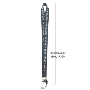 Knitted Phone <b>Lanyard</b> With Embroidered Strap Custom Logo <b>Lanyard</b> With <b>Polyester</b> Jacquard Fabric Custom Pattern <b>Lanyard</b> - Product Image 2