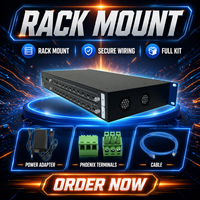 Contrôleur de mur vidéo modulaire Bitvisus de qualité industrielle 4K60, 2 canaux HDMI et DP, sortie 18 canaux 2K60