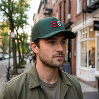 Gorra de béisbol estructurada de 6 paneles para hombre, negra, de malla, con logo personalizado, de alta calidad, al por mayor, para fabricantes.