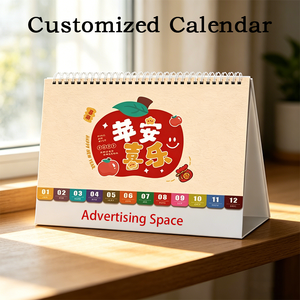 Calendario de Escritorio Personalizado Vintage de Lujo, Impresión de Logotipo Personalizado, Diseño de <span class=keywords><strong>365</strong></span> Días, Personalizado para Uso Diario <span class=keywords><strong>en</strong></span> la Oficina - Product Image 1