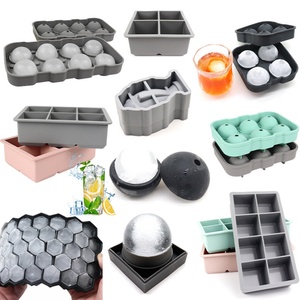 Bandeja de silicona para cubitos de hielo de 4 celdas y 4 orificios, resistente a altas/bajas temperaturas, fácil de desmoldar, ideal para el verano. - Product Image 2