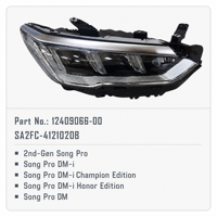Bloc optique avant droit pour BYD Song Pro DM-i OE 12409066-00 SA2FC-4121020B Qualité d'origine supérieure Rénovation/Mise à niveau 12V