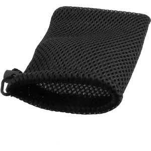 Uxcell Nylon Mesh <b>Drawstring</b> <b>Bag</b> 5 X 3.5 Inch <b>Small</b> Storage Pouch For Electronics Keys Jewelry Portable - Product Image 4