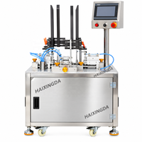 Machine de pliage de boîtes en carton semi-automatique directe d'usine, machine de formage de cartons PLC pour l'emballage de petits produits cosmétiques et cadeaux