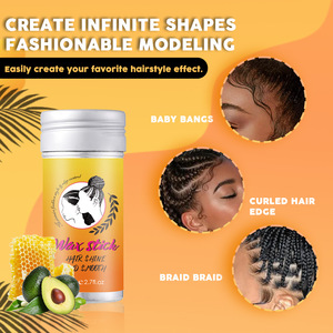 Cire coiffante en stick pour tresses, contrôle des frisottis, brillance et lissage, tenue forte - Product Image 3