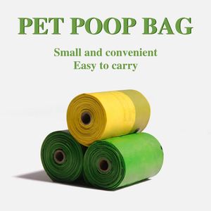 Nouveaux sacs à cordon pour déjections canines, mains libres, résistants aux déchirures, avec poignée anti-fuite, accessoires écologiques pour l'extérieur - Product Image 6