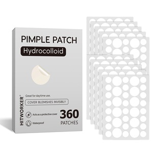 Nhà máy trực tiếp trong suốt Hydrocolloid tinh dầu PE mụn vá tùy chỉnh hữu cơ mặt cô lập cho mụn trứng cá mụn - Product Image 6