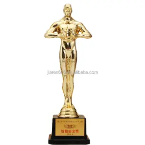 Oscar statuette plastic trophy angel Wings company celebration business trophy Statuette plated