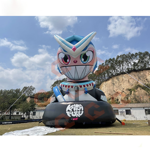 Modèle de ballon de personnage de dessin animé gonflable géant personnalisé pour le modèle gonflable d'art de carnaval - Product Image 1