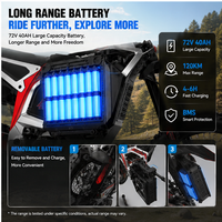 Expédition rapide depuis les États-Unis, moto électrique tout-terrain à grande vitesse 15000W, 72V 40AH, moto électrique tout-terrain pour adultes, AP-15 Pro, utilisation hors route