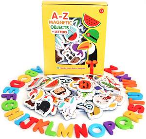 Objets et lettres magnétiques personnalisés, aimant de réfrigérateur en mousse eva, jouets amusants <span class=keywords><strong>pour</strong></span> enfants - Product Image 1