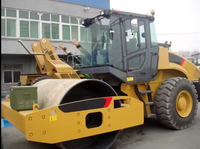 Compacteur à tambour vibrant simple ORIEMAC XS163J officiel de 20 tonnes avec moteur et pompe, machine de compactage haute efficacité