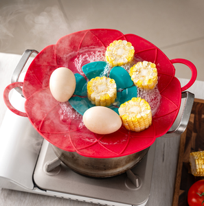 Outil de cuisine facile à nettoyer Couvercle en silicone de petite taille Bouchon en caoutchouc empêchant le débordement et le désordre - Product Image 1