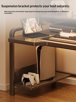 Bureau d'ordinateur en métal avec étagère intégrée et ensemble table et chaise de gaming pour chambre à coucher et usage domestique