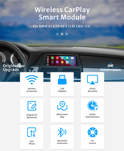 Wireless Carplay <span class=keywords><strong>Android</strong></span> <span class=keywords><strong>Auto</strong></span> pour BMW 5 3 Series X3 E60 X5 X6 E84 Original Screen Upgrade Navigation <span class=keywords><strong>Mirrorlink</strong></span> Car DVD Player - Product Image 2