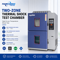 Cámara de Choque Térmico Programable de Dos Zonas con Certificación CE y Protección Multiseguridad