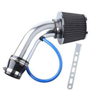 Juego de admisión de filtro de aire modificado para automóvil Entrada de flujo grande 76mm Juego de cabeza de seta de 3 pulgadas Tubo de admisión de aleación de aluminio - Product Image 2