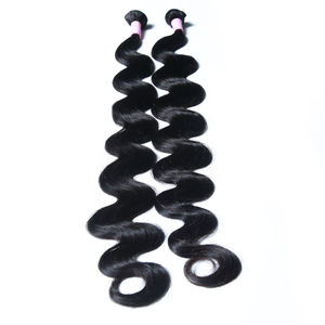 Mèches de cheveux humains ondulés à trame simple, trame serrée pour éviter le desserrage, résistantes à la chaleur, en stock - Product Image 4