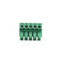 Bloc de bornes enfichable 15EDGK homologué UL CE, pas de 3,5 mm, contact en laiton, connecteur de câblage vert pour contrôle industriel