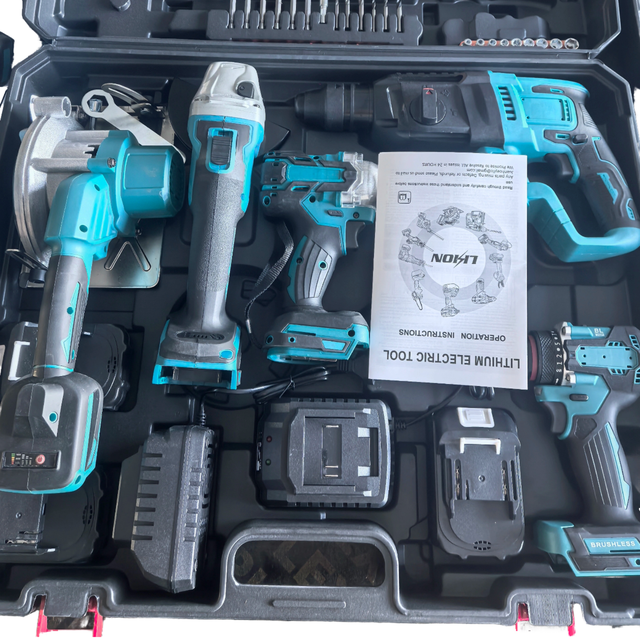 Wholesale Industrial Grade 5-in-1 Multi-Functional Brushless Cordless Drill Keyless Chuck Lithium Battery 1 Year Warranty OEM