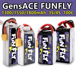 <span class=keywords><strong>TATTU</strong></span> <span class=keywords><strong>FUNFLY</strong></span> 1300mAh 1550mAh 1800mAh 3S <span class=keywords><strong>4S</strong></span> 11.1V 14.8V 100C Batterie XT60 Plug pour Drone de taille 250 230 210 180 - Product Image 4