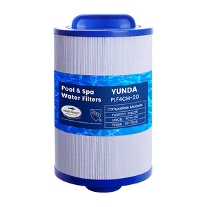 Filtre à sève PLF4CH-20 YUNDA remplace PHC25P4 Unicel 4CH-20 FC-0125 Filbur 4CH-20 SD-01376 cartouche filtrante de 20 pieds carrés 1 paquet - Product Image 1