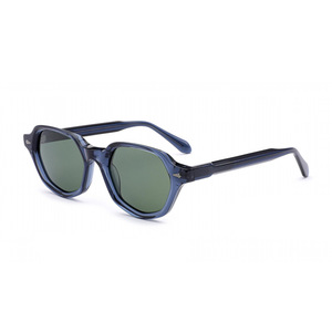New Arrival Unisex TAC <b>Polarized</b> <b>Sunglasses</b> Gold Custom Logo <b>Men's</b> Acetate Square Frame Light Weight Qsky AT7013 - Product Image 5