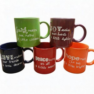 Taza <span class=keywords><strong>de</strong></span> Cerámica Esmaltada <span class=keywords><strong>de</strong></span> 11 oz, Diseño Novedoso, Taza <span class=keywords><strong>de</strong></span> Café HARVIT HY113-MC005, Artículos <span class=keywords><strong>de</strong></span> Cerámica para el Hogar y Jardín, Uso Diario - Product Image 3