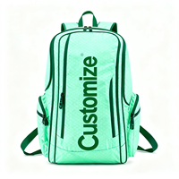 Tas Raket Pickleball Sling Puffer Anti Air Polyester Mewah dari Produsen Asli, Kapasitas 30-40L, untuk Wanita