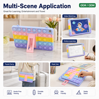 Étui de protection pour tablette enfant Pop Push It Bubble en silicone avec support pour iPad 10 9 8 9.7" 10.2 Air5 10.9 Pro11, pour Samsung Tab A8